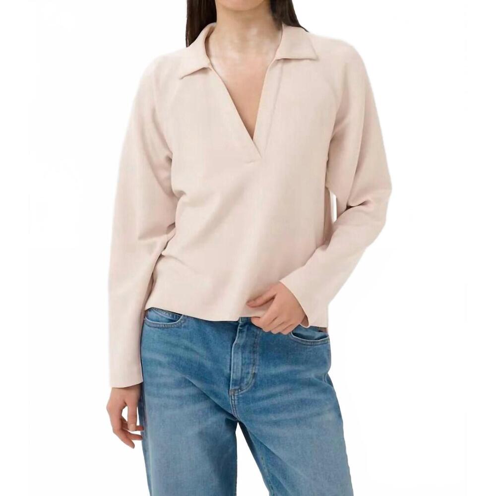 NEW INWEAR sim vincent polo blouse in haze